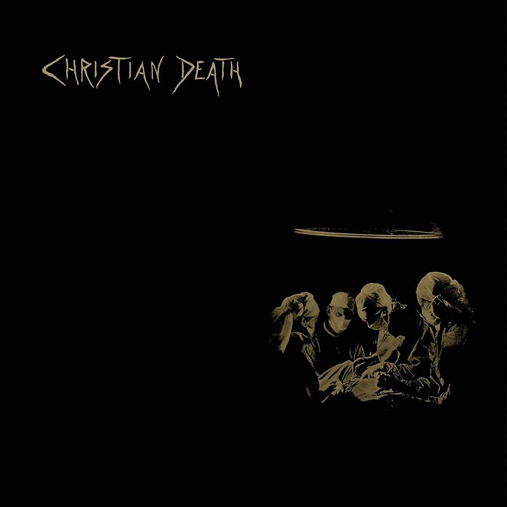 the album cover for Christian Death - Atrocities [Limited Edition Sun Yellow LP w/Poster]