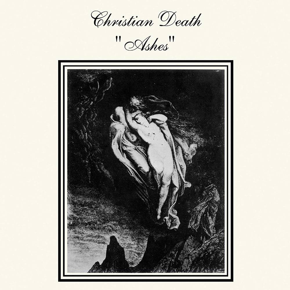 the album cover for Christian Death - Ashes [Limited Edition Transparent Violet LP]