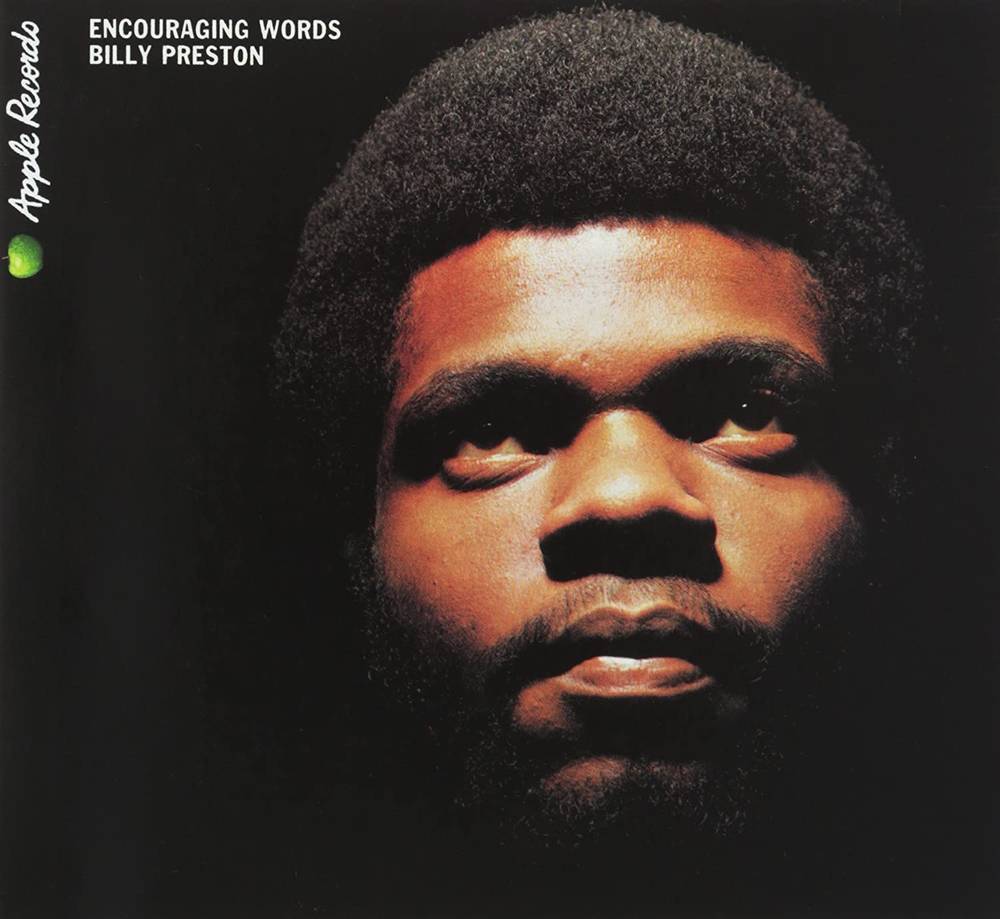 the album cover for Billy Preston - Encouraging Words