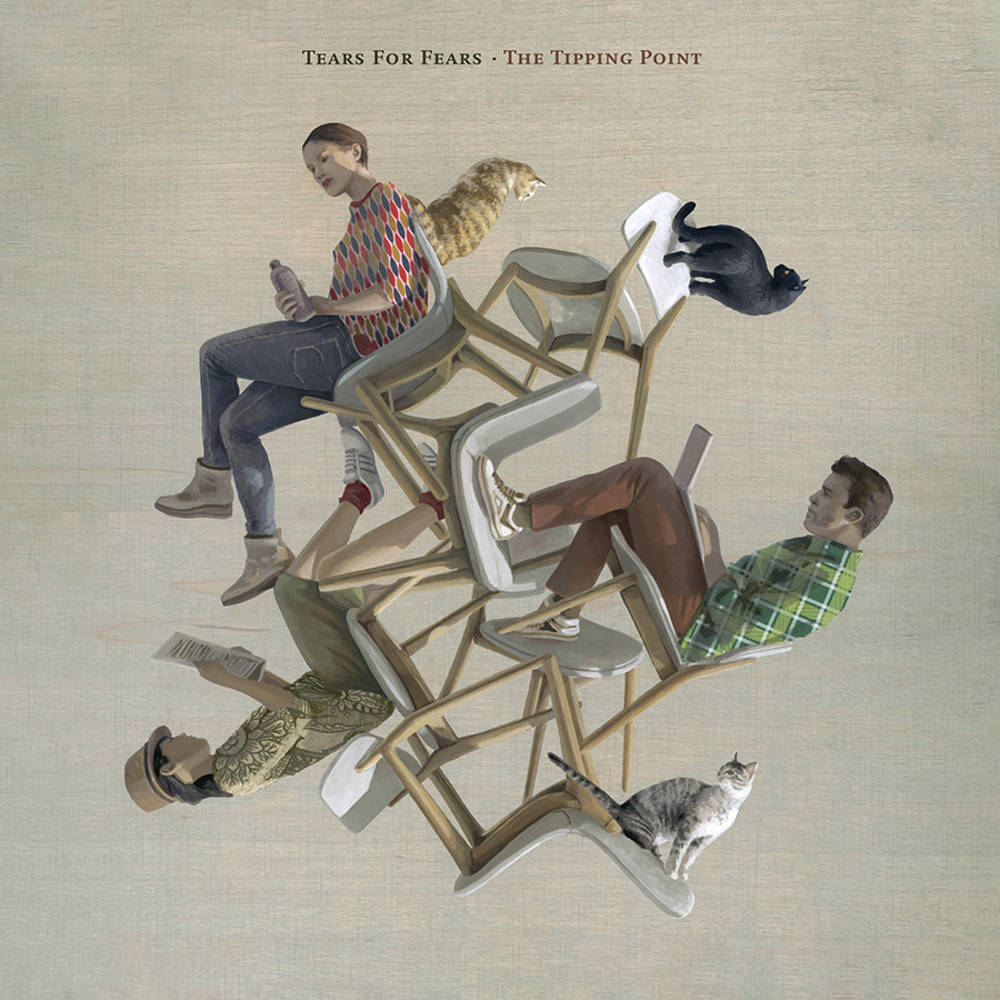 the album cover for Tears For Fears - The Tipping Point [Indie Exclusive Limited Edition CD + Litho Print]