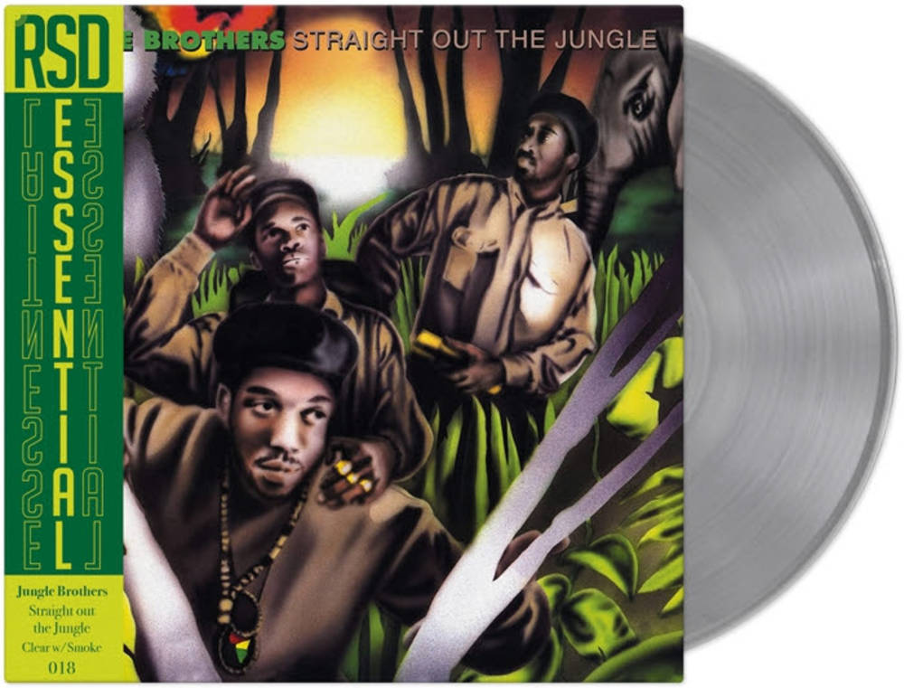 the album cover for Jungle Brothers - Straight Out The Jungle [RSD Essential Smoke LP]