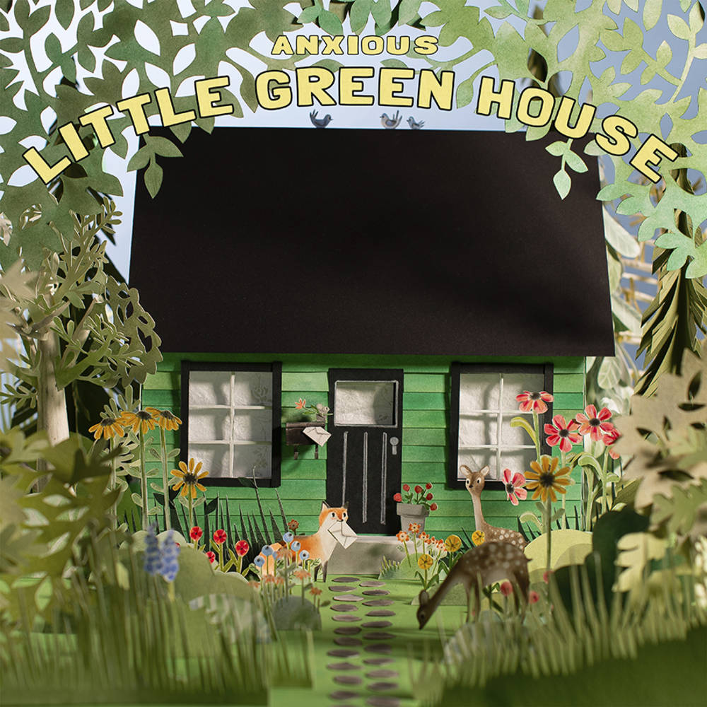 the album cover for Anxious - Little Green House [Violet LP]