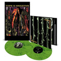 the album cover for Type O Negative - October Rust: 25th Anniversary Edition [Green & Black Mixed Color 2LP]