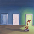the album cover for SPIRIT OF THE BEEHIVE - THE DOOR [Limited Edition Cloudy Teal Vinyl]