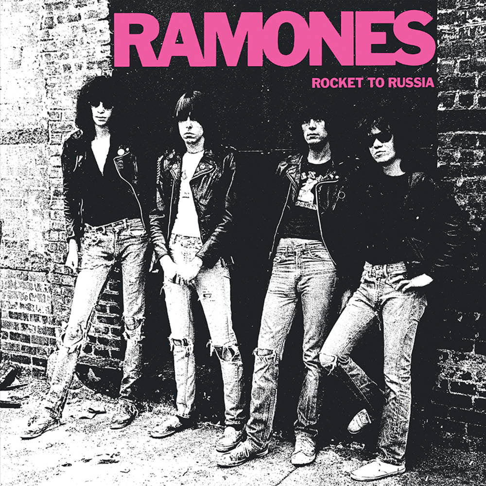 the album cover for Ramones - Rocket To Russia [SYEOR 2022 Limited Edition Clear LP]