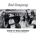 the album cover for Bad Company - Rock 'N' Roll Fantasy: The Very Best Of Bad Company [SYEOR 2022 Limited Edition Clear 2LP]
