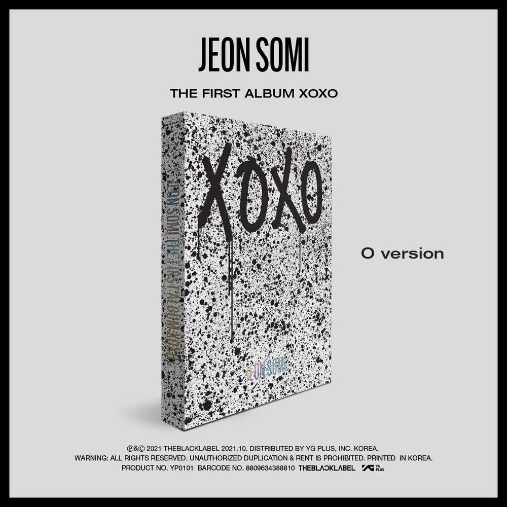 the album cover for Jeon Somi - XOXO [White CD Box Set]