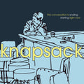 the album cover for Knapsack - This Conversation Is Ending Starting Right Now [Easter Yellow LP]