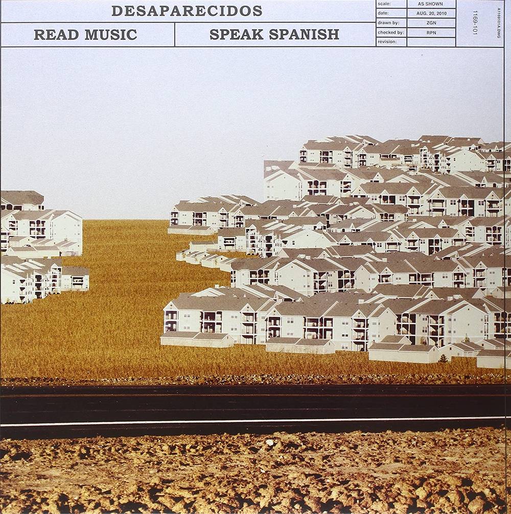 the album cover for Desaparecidos - Read Music/Speak Spanish [LP]