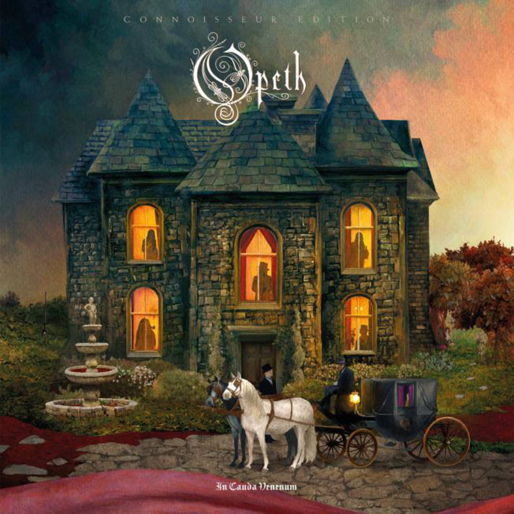the album cover for Opeth - In Cauda Venenum (Connoisseur Edition) [Indie Exclusive Limited Edition LP Box Set]
