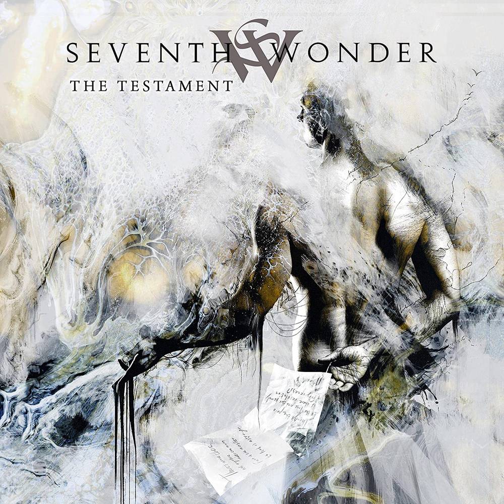 the album cover for Seventh Wonder - The Testament