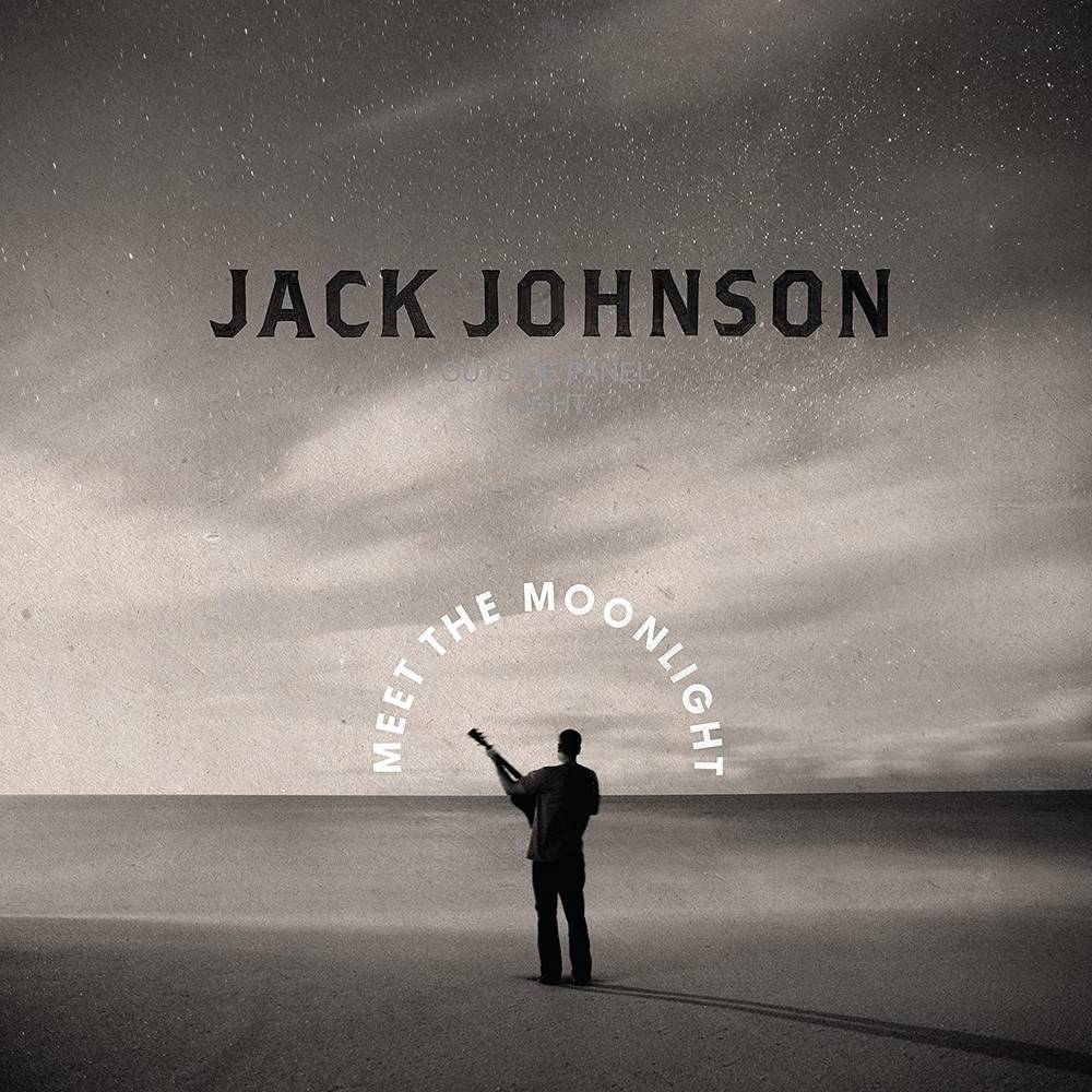the album cover for Jack Johnson - Meet The Moonlight [Indie Exclusive Limited Edition Silver LP]