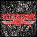 the album cover for Watain - The Agony & Ecstasy of Watain [Limited Edition Red w/ Rainbow Splatter LP]