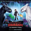 the album cover for John Powell - How To Train Your Dragon 3: The Hidden World [Limited Edition Blue/Red 2LP]