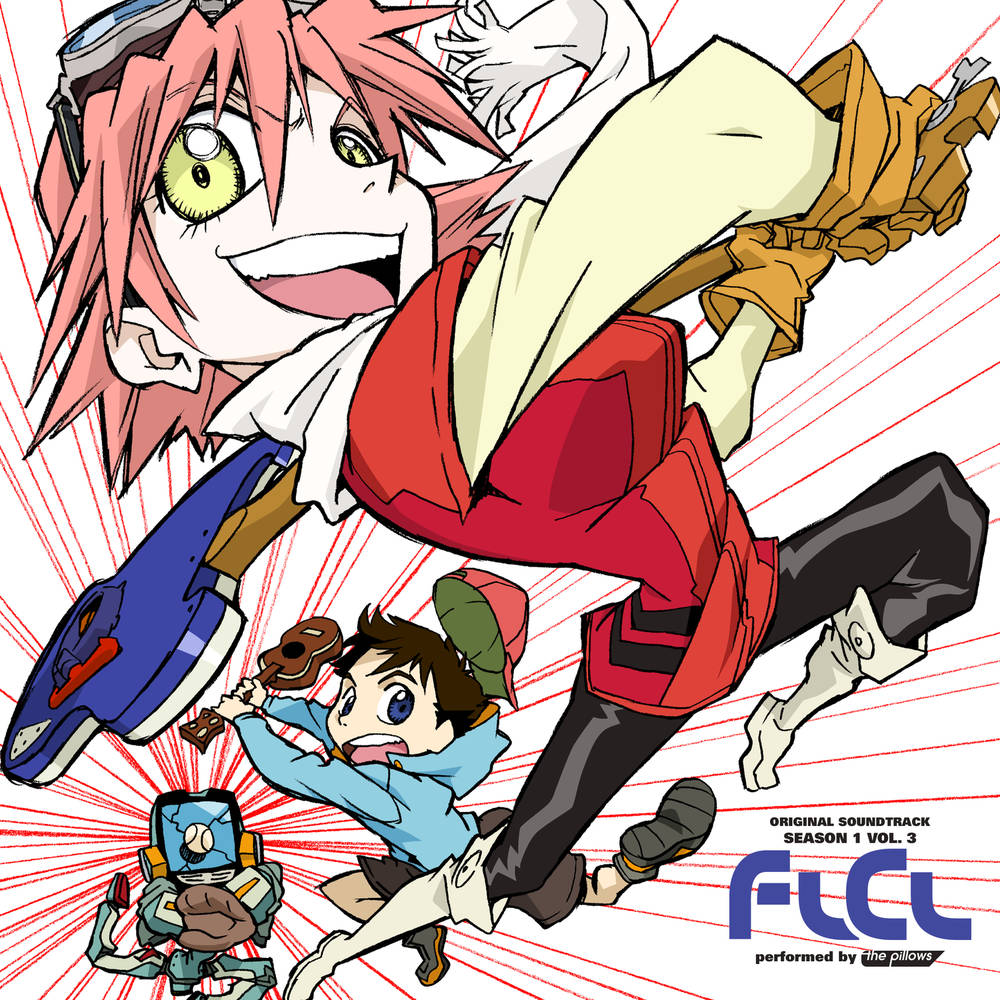 the album cover for the pillows - FLCL Season 1 Vol. 3 (Original Soundtrack) [2LP]