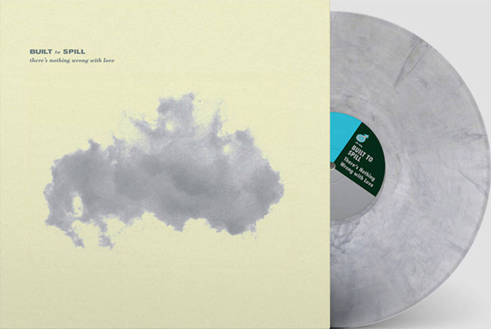 the album cover for Built To Spill - There's Nothing Wrong With Love [RSD Essential Indie Colorway Silver Marble LP]