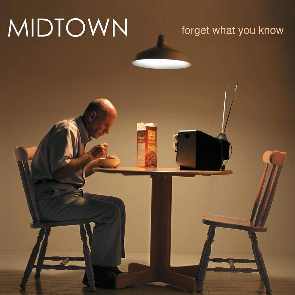 the album cover for Midtown - Forget What You Know [Indie Exclusive Limited Edition Metallic Gold LP]