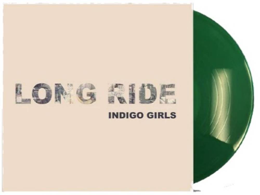 the album cover for Indigo Girls - Long Ride / Look Long [Limited Edition Green Vinyl Single]
