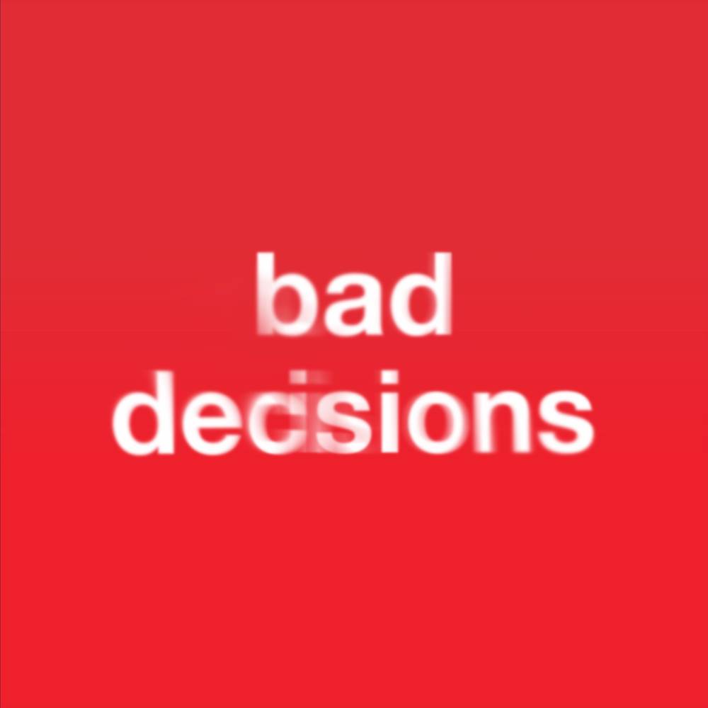 the album cover for benny blanco / BTS / Snoop Dogg - Bad Decisions [Indie Exclusive Limited Edition CD Single]