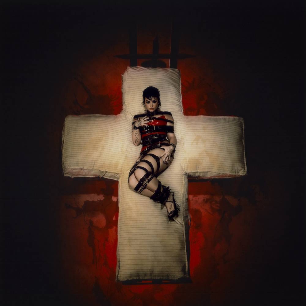 the album cover for Demi Lovato - HOLY FVCK [Indie Exclusive Limited Edition Signed CD]
