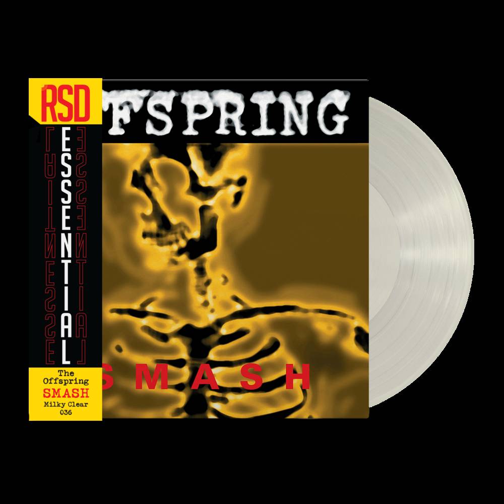 the album cover for The Offspring - Smash [RSD Essential Milky Clear LP]