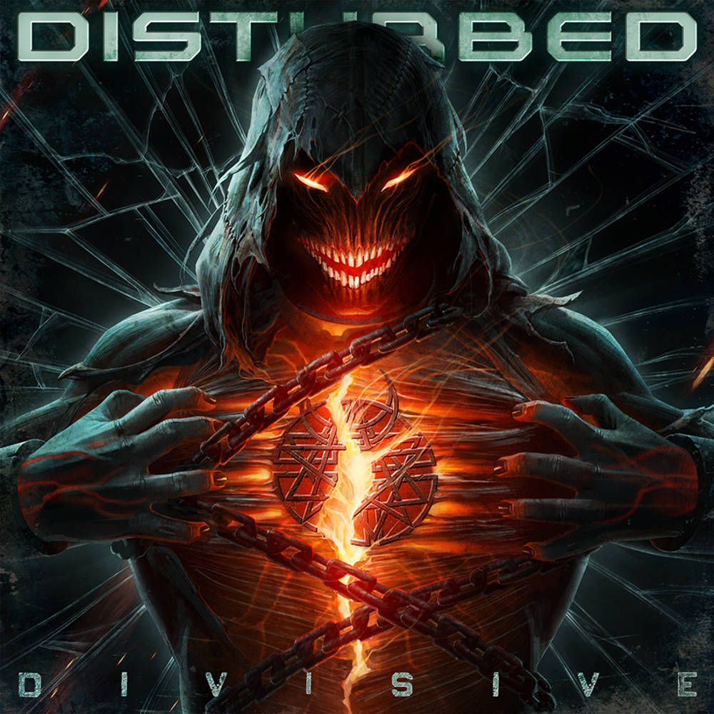 the album cover for Disturbed - Divisive [Green LP]