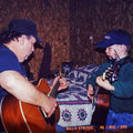 the album cover for Billy Strings - Me/And/Dad [Indie Exclusive Limited Edition Egg Drop LP]