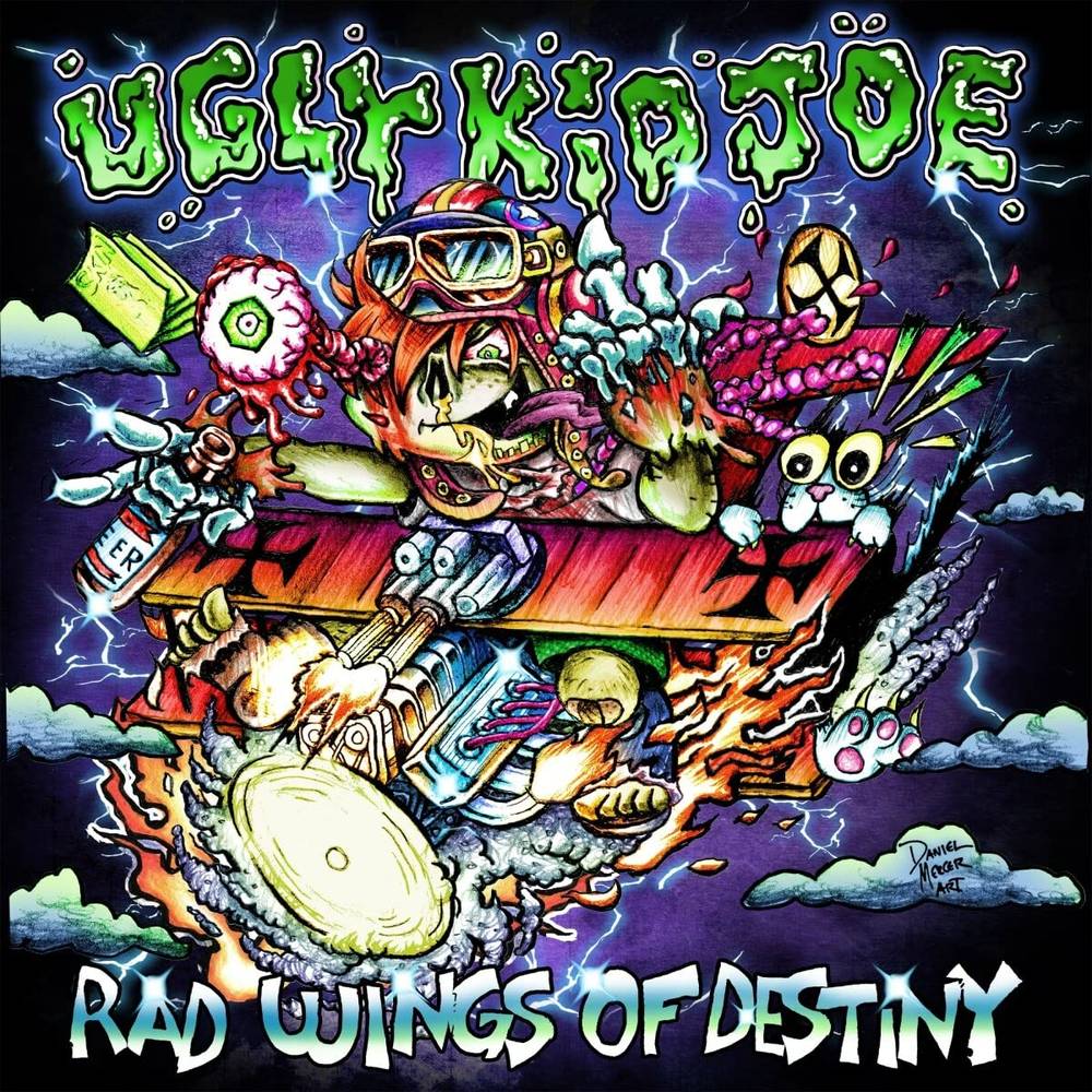 the album cover for Ugly Kid Joe - Rad Wings Of Destiny [Limited Edition Green LP]