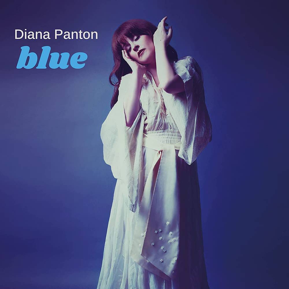 the album cover for Diana Panton - blue