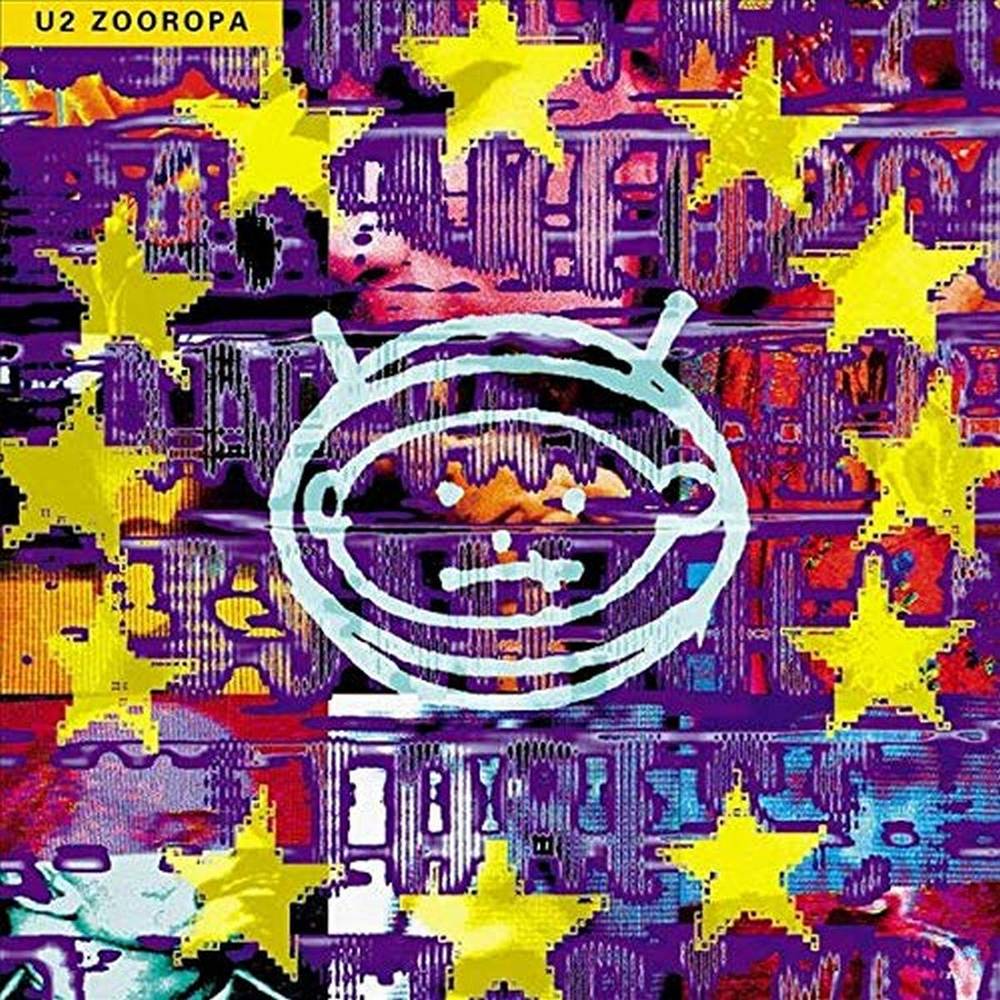 the album cover for U2 - Zooropa: Remastered [Limited Edition Blue LP]