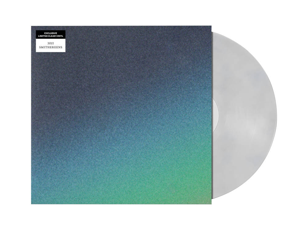 the album cover for Joji - SMITHEREENS [Indie Exclusive Limited Edition Clear LP]