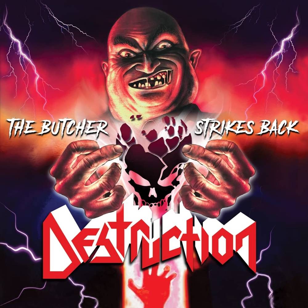 the album cover for Destruction - The Butcher Strikes Back
