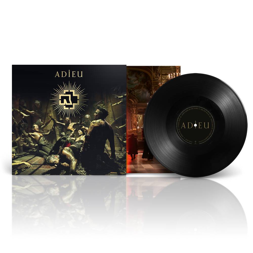 the album cover for Rammstein - Adieu [Vinyl Single]