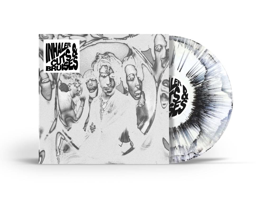the album cover for Inhaler - Cuts & Bruises [Indie Exclusive Limited Edition Splatter LP]