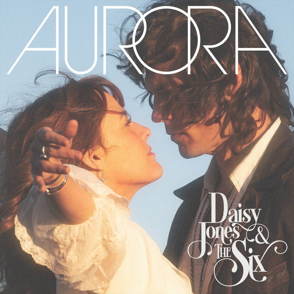 the album cover for Daisy Jones & The Six - Aurora [Indie Exclusive Limited Edition Deep Blue Clear LP]