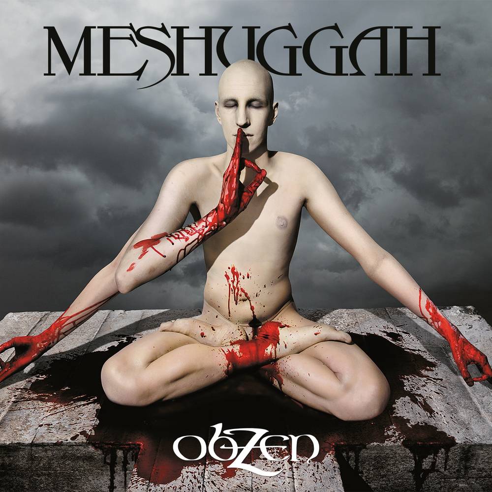 the album cover for Meshuggah - Obzen: 15th Anniversary Remastered Edition [Indie Exclusive Limited Edition Black/White LP]