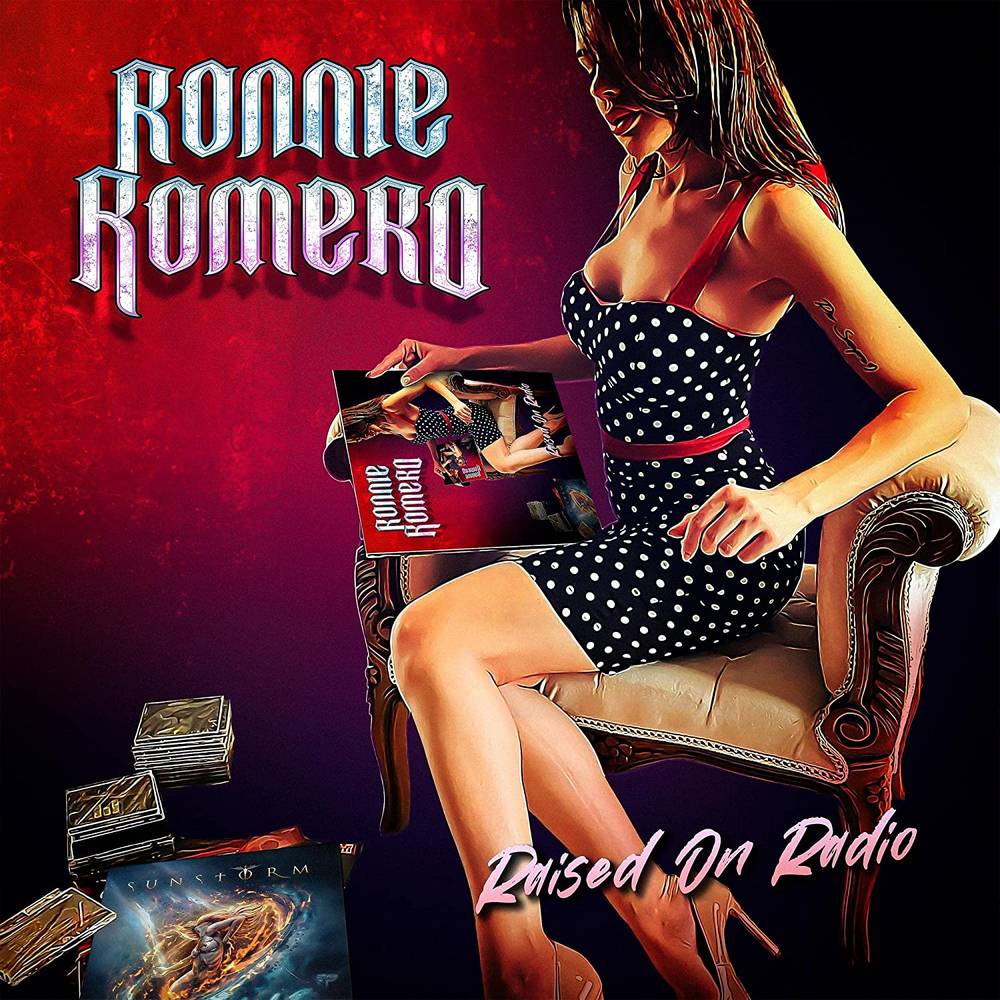the album cover for Ronnie Romero - Raised On Radio