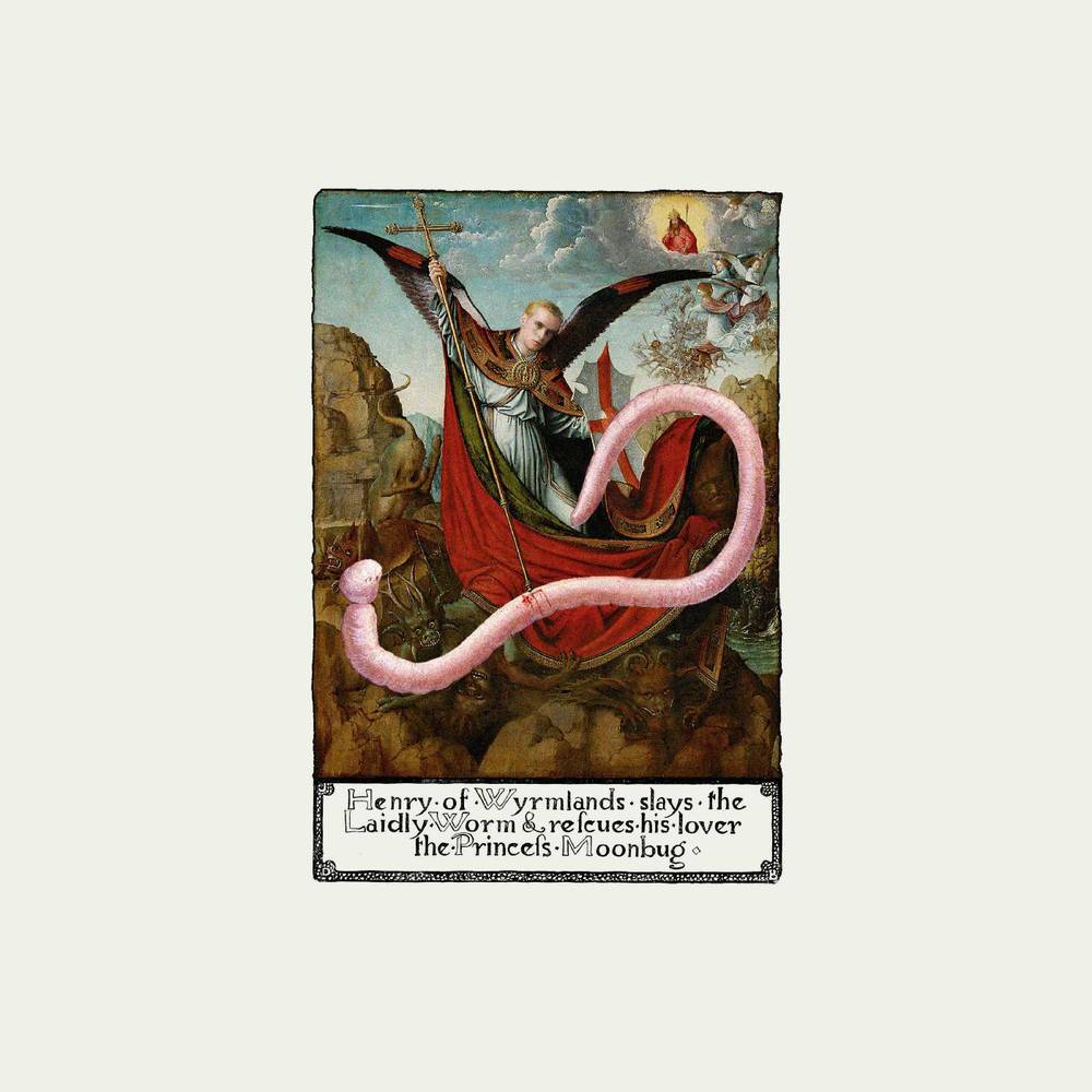 the album cover for HMLTD - The Worm