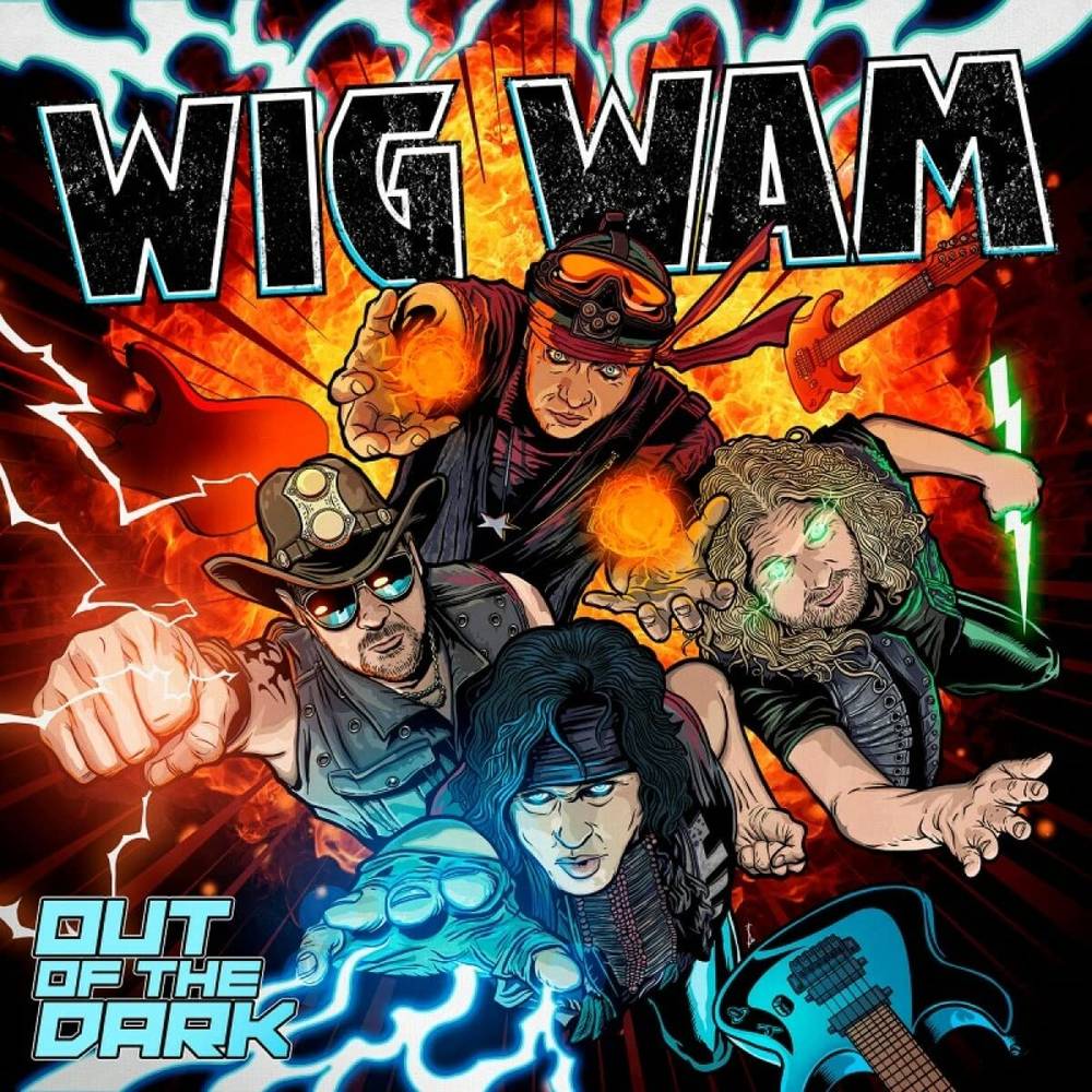 the album cover for Wig Wam - Out Of The Dark