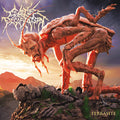 the album cover for Cattle Decapitation - Terrasite [Indie Exclusive Limited Edition Orange Blend 2LP]