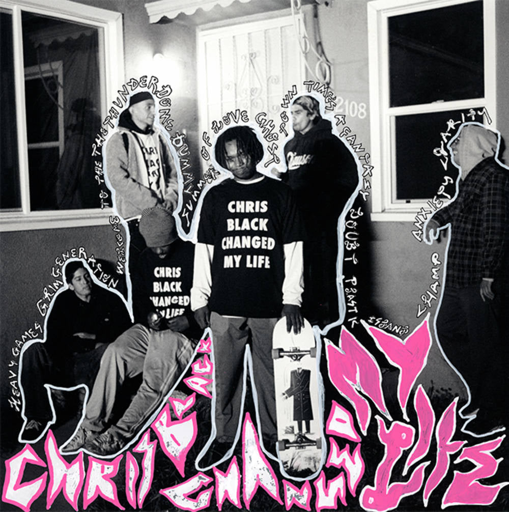 the album cover for Portugal. The Man - Chris Black Changed My Life [Indie Exclusive Limited Edition Ultra Clear LP]