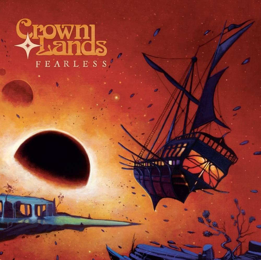 the album cover for Crown Lands - Fearless [Rotoscope Deluxe Red/Orange LP]
