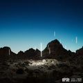 the album cover for Rufus Du Sol - Live From Joshua Tree [Indie Exclusive Limited Edition Transparent Light Blue LP]