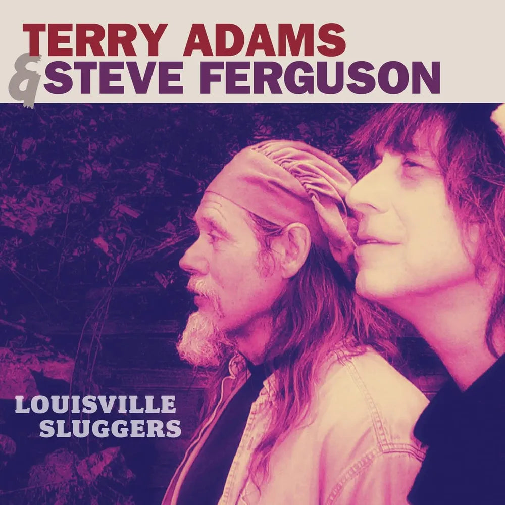 the album cover for Terry Adams and Steve Ferguson - Louisville Sluggers