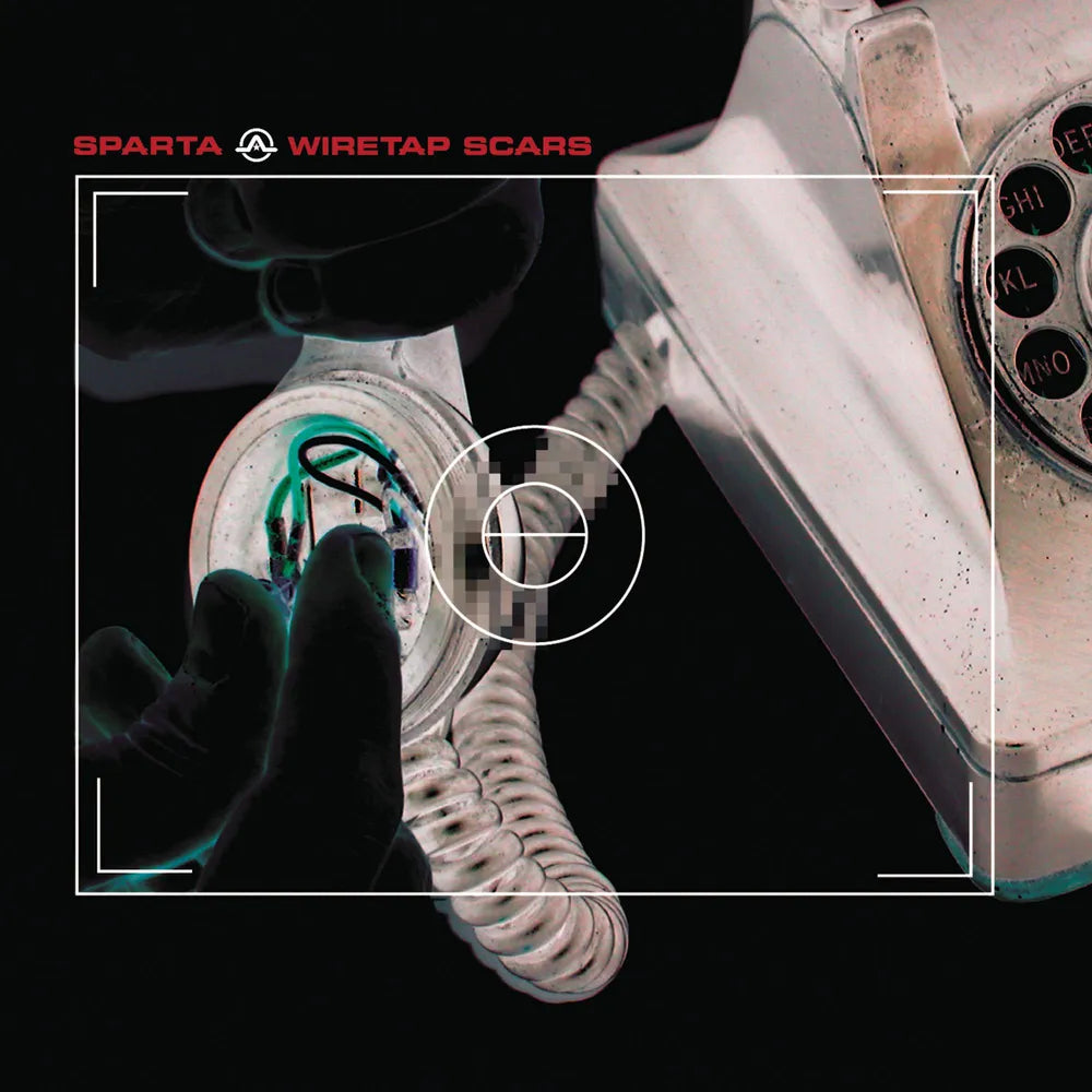 the album cover for Sparta - Wiretap Scars [Indie Exclusive Limited Edition White LP]
