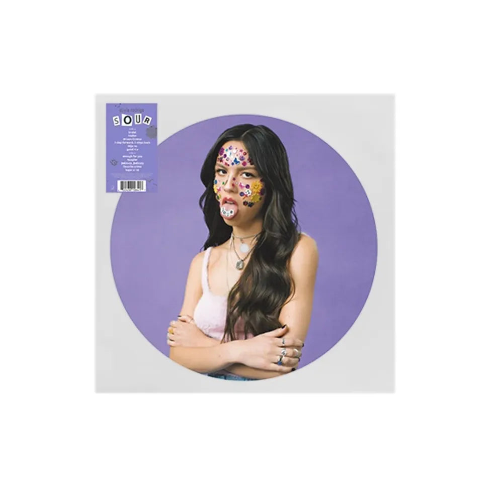 the album cover for Olivia Rodrigo - SOUR [Limited Edition Picture Disc LP]