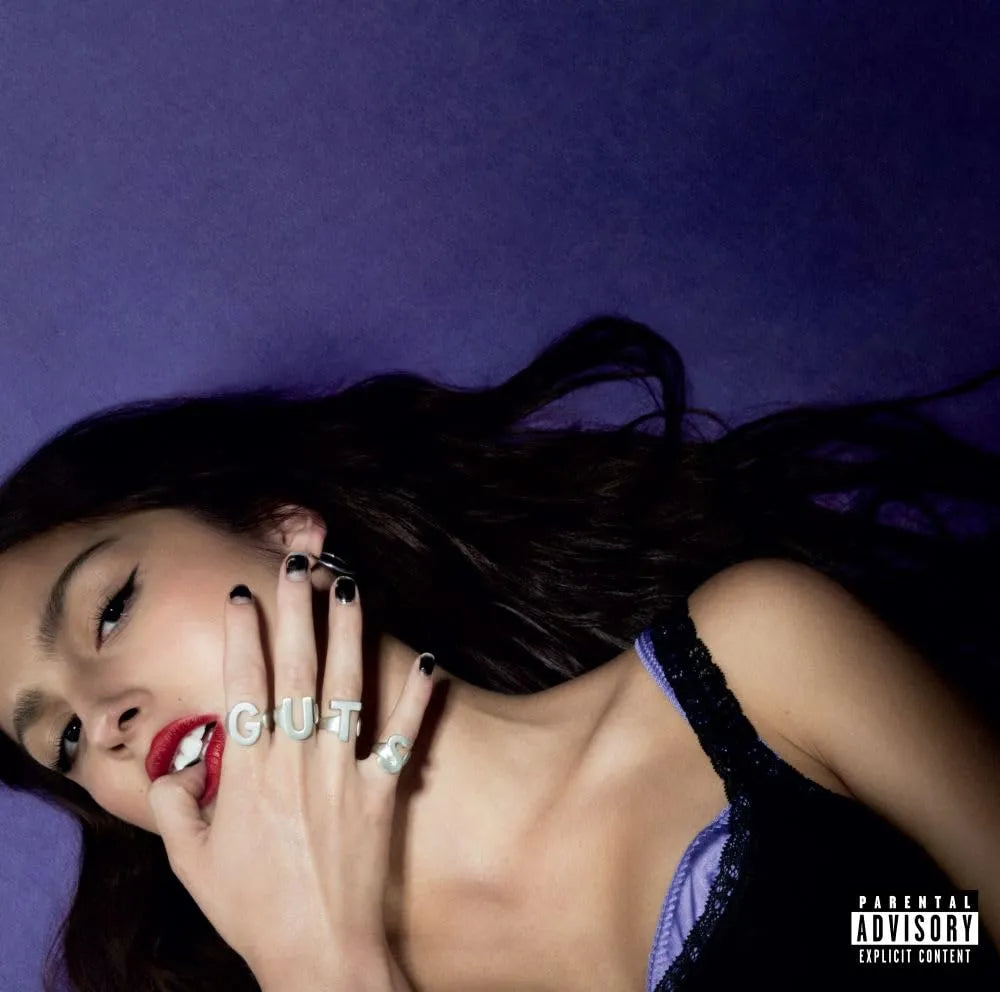 the album cover for Olivia Rodrigo - GUTS [Limited Edition Signed CD]