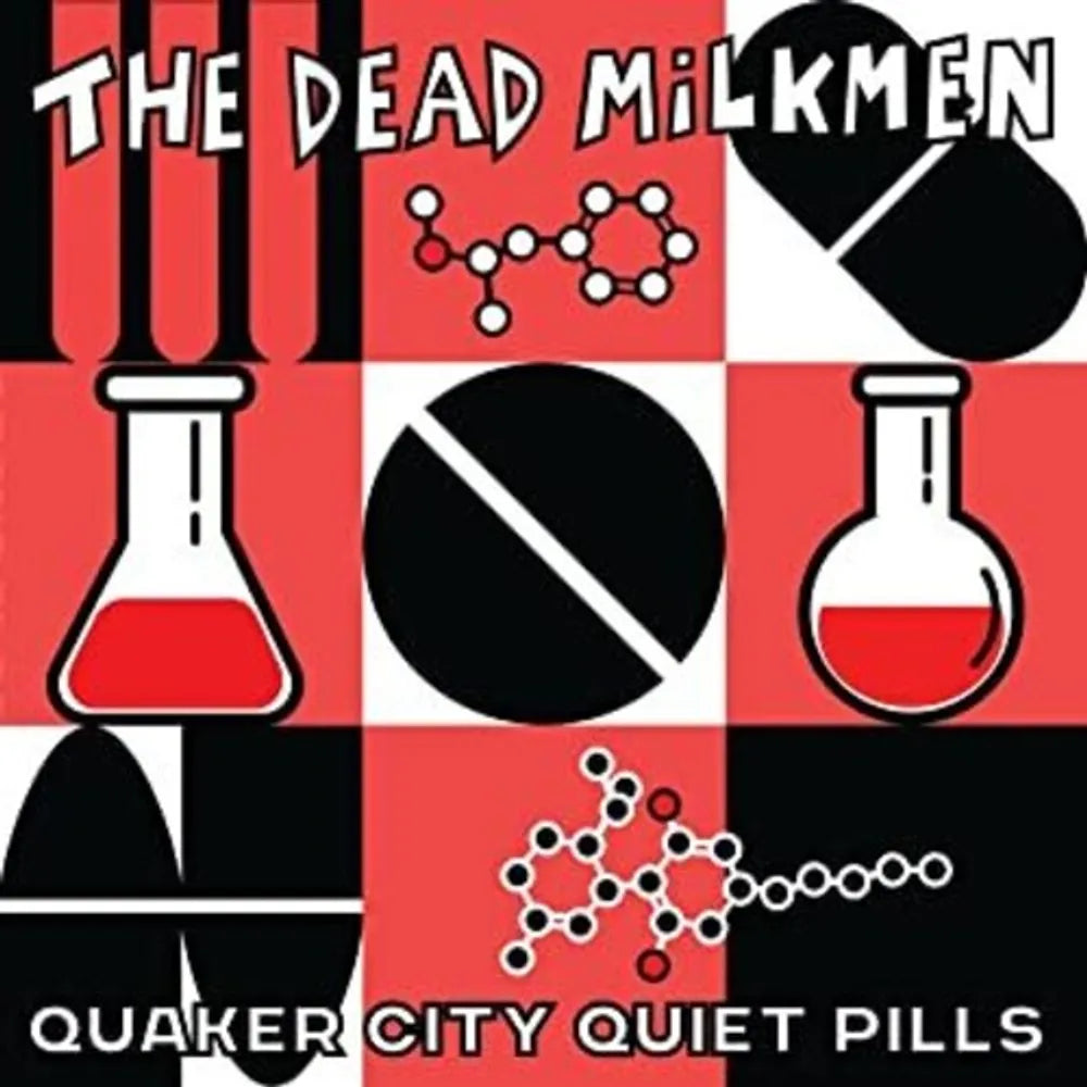 the album cover for Dead Milkmen - Quaker City Quiet Pills [Colored Vinyl] [Limited Edition] (Org) [Indie Exclusive]