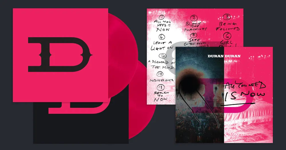 the album cover for Duran Duran - All You Need Is Now [RSD Essential Indie Colorway Magenta 2LP]