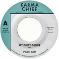 the album cover for Pale Jay - My Dirty Desire / Dreaming In Slow Motion [Green Grass Vinyl Single]